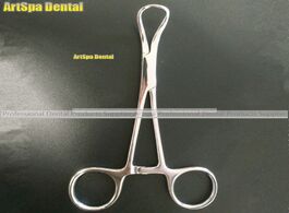 Foto van Schoonheid gezondheid dental backhaus tissue forceps 13cm pliers clamp surgery piercing stainless st