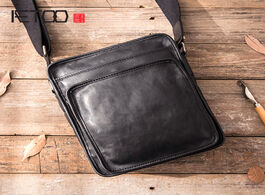 Foto van Tassen aetoo new handmade leather one shoulder messenger bag men s casual retro suede soft japanese