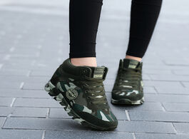 Foto van Schoenen dropshipping women camouflage sneakers hide heel canvas casual shoes woman sneaker wedge xy
