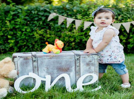 Foto van Huis inrichting one 1st birthday photo props for photos wooden letters first