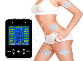 Foto van Schoonheid gezondheid multi mode ems tens acupuncture body massager pulse muscle stimulator electrod