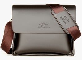 Foto van Tassen kangaroo luxury brand leather men bag casual business messenger for vintage s crossbody male 