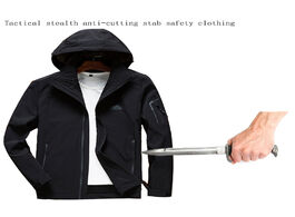 Foto van Beveiliging en bescherming self defense anti cutting stab fashion casual jacket fbi military tactica