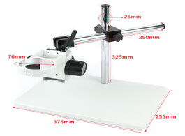 Foto van Gereedschap big size heavy duty adjustable boom large stereo arm table stand 76mm ring holder for la
