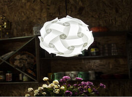 Foto van Lampen verlichting diy modern ball novelty iq jigsaw lamp puzzles pendant light power cord and e27 h