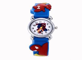 Foto van Horloge fashion cute cartoon watch kids watches children boy cool 3d rubber strap quartz clock hour 