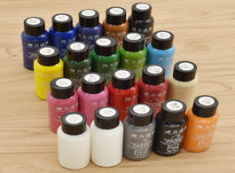 Foto van Huis inrichting 30ml leather paint set diy crafts edge oil dye highlights professional liquid art su