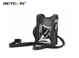 Foto van Telefoon accessoires new walkie talkie holster rt82 case leather carrying holder for tyt md 2017 ret