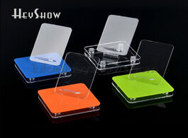 Foto van Beveiliging en bescherming 10 pcs colorful mobile cell phone display stand acrylic apple holder sams