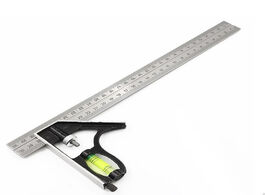Foto van Gereedschap professional 300mm 12 combination square angle ruler adjustable steel protractor right c