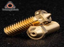 Foto van Computer trianglelab 1pc top quality brass volcano nozzle for 3d printers hotend e3d m6 extruder