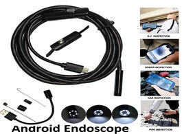 Foto van Gereedschap android phone inspection camera 7mm 1m 2m 5m lens endoscope pipe ip68 waterproof 480p hd