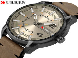 Foto van Horloge curren brand wristwatches fashion new arrival simple style casual business men watches high 
