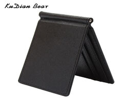 Foto van Tassen kudian bear slim men money clip wallet mental solid male purses designer i holder card cases 