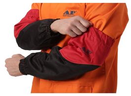 Foto van Gereedschap welder arm protective sleeve 46cm 18 flame resistant cotton sleeves for arc welding plas