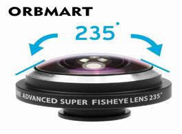 Foto van Telefoon accessoires orbmart universal clip 235 degree super fish eye camera fisheye lens for apple 