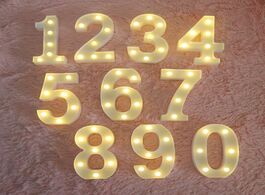 Foto van Huis inrichting luminous led display number night light creative digital 0 9 decorative numbers batt