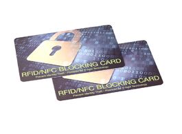 Foto van Beveiliging en bescherming new style anti theft credit card shield rfid protector pvc prevent unauth