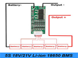 Foto van Elektronica new 5s 15a li ion lithium battery bms 18650 screwdriver charger protection board 18v 21v