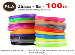 Foto van Computer new free shipping 20pieces lot 3d printer filament 5m pcs 20 colors 1.75mm pla print for or