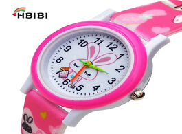 Foto van Horloge newest products printed strap children s watch cute rabbit watches kids boys girls clock gif