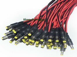 Foto van Lampen verlichting 10pcs 12v 5.5x2.1mm male dc power socket jack connector cable plug wire