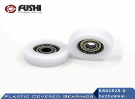 Foto van Bevestigingsmaterialen 625 zz ball bearing covered with pom plastic 5 25 9 mm 2 pcs pulley bearings 