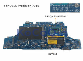 Foto van Computer kocoqin laptop motherboard for dell precision 7710 sr2qv e3 1575m mainboard aapb0 la c551p 