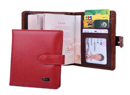 Foto van Tassen travel women passport holder hasp protector cover wallet men pu leather card credit organizer