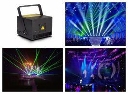 Foto van Lampen verlichting full color 3w rgb animation laser stage light analog 20kpps scanner ilda dmx512 s