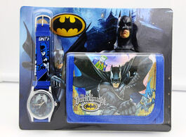 Foto van Horloge 1pcs hot sale! wholesale new lot batman sets cartoon kids part set watch wristwatch and wall