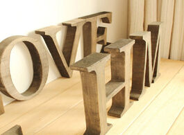 Foto van Huis inrichting a z the price is for one letter not word personalized wooden name plaques letters wa