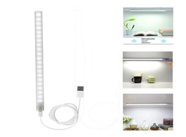Foto van Lampen verlichting ultra thin dimmable touch sensor 21 led under cabinet light bar wardrobe strip fo