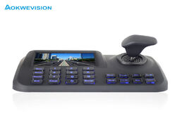 Foto van Beveiliging en bescherming onvif 3d cctv ip ptz controller joystick keyboard with 5 inch lcd screen 