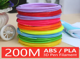 Foto van Computer 3d pen filament 1.75mm abs pla apply to handle safety plastic birthday present kids gift se