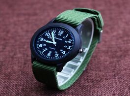 Foto van Horloge 2017 new arrival cute nylon strap watch birthday christmas gift girls boys wristwatch y1158