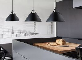 Foto van Lampen verlichting nordic modern pendant lights kitchen lamp vintage hanglamp for loft ceiling livin