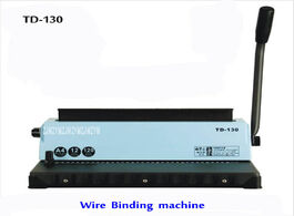 Foto van Computer a4 wire binding machine td 130 small big capacity.easy operation