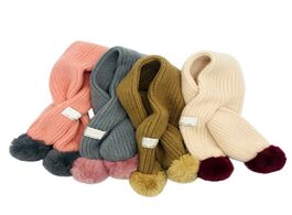 Foto van Baby peuter benodigdheden 9 colors scarves kids neckerchief winter warm boys girl cute simple knitte
