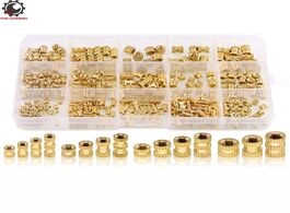 Foto van Bevestigingsmaterialen m2 m3 m4 m5 female thread knurled brass threaded insert embedment nut for 3d 