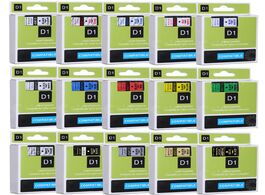 Foto van Computer cidy multicolor 45013 40913 43613 45018 40918 45016 compatible 12mm dymo d1 label tapes for