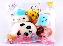 Foto van Speelgoed 5pcs medium mini soft squishy bread toys key new arrival drop shipping for children brinqu