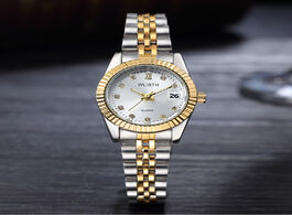 Foto van Horloge reloj mujer 2020 quartz wrist watch women top brand luxury famous ladies clock calendar relo