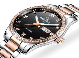 Foto van Horloge carnival watches men automatic mechanical luxury brand watch luminous sapphire reloj hombre 