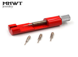 Foto van Horloge mnwt watch strap adjuster metal adjustable band bracelet link pin remover repair tool opener