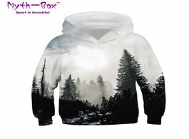 Foto van Sport en spel children hoodies forest 3d print kids loose sweatshirts junior child tops youngster pu