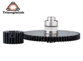 Foto van Computer trianglelab stainless steel precision milled hobb titan gear motor 1set kit for 3d printer 