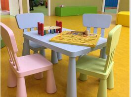 Foto van Meubels children s tables and chairs with thick rectangular table