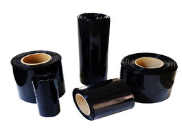 Foto van Elektronica 1m long black pvc heat shrinkable tube packaging film hm battery pack