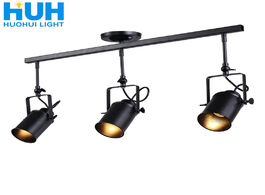 Foto van Lampen verlichting vintage iron loft industrial spotlights adjustable pendant lamp clothing store li